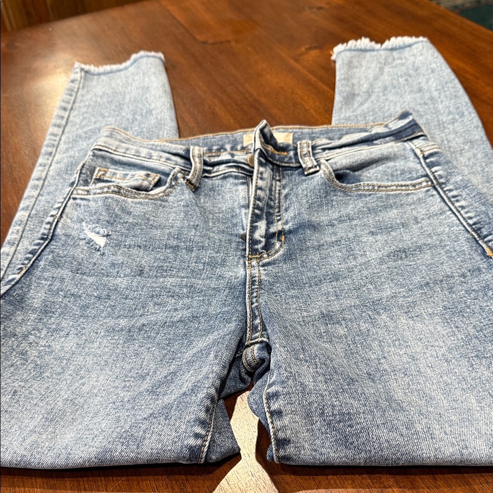 Altar'd State Denim Jeans in Light Blue